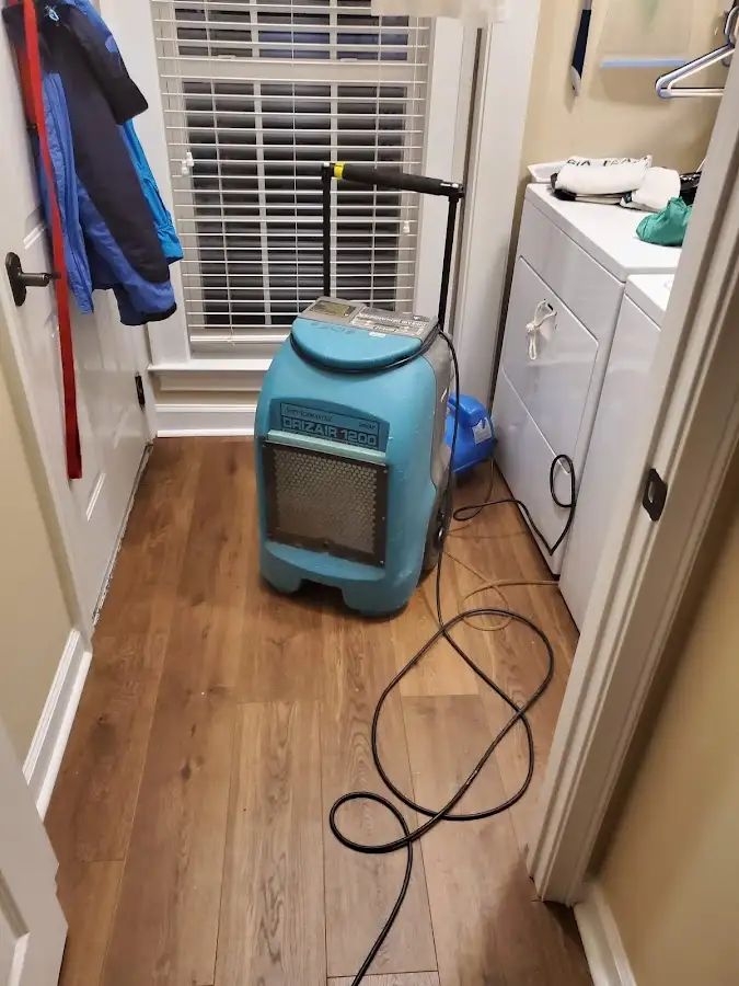 Commercial dehumidifier deployed for Flood Damage Cleanup in Childress