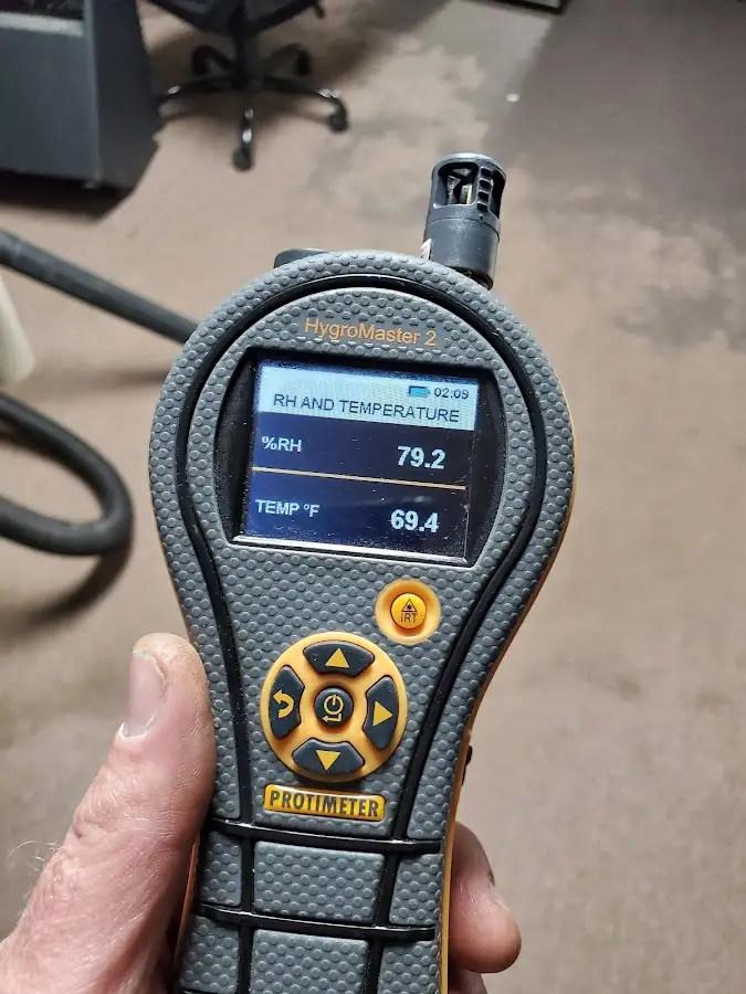 Moisture meter humidity assessment for Mold Remediation & Removal in Childress